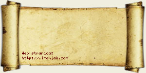 Jovanka Živadinović vizit kartica